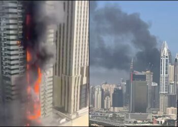 Massive Fire Engulfs 67-Storey Dubai Skyscraper, Thousands Evacuated
