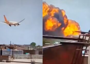 242 Onboard as Air India Flight Crashes Near Ahmedabad, Rescue Operations Underway