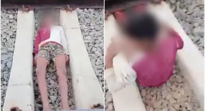 Disturbing Incident in Odisha: Boy’s Close Call on Railway Track